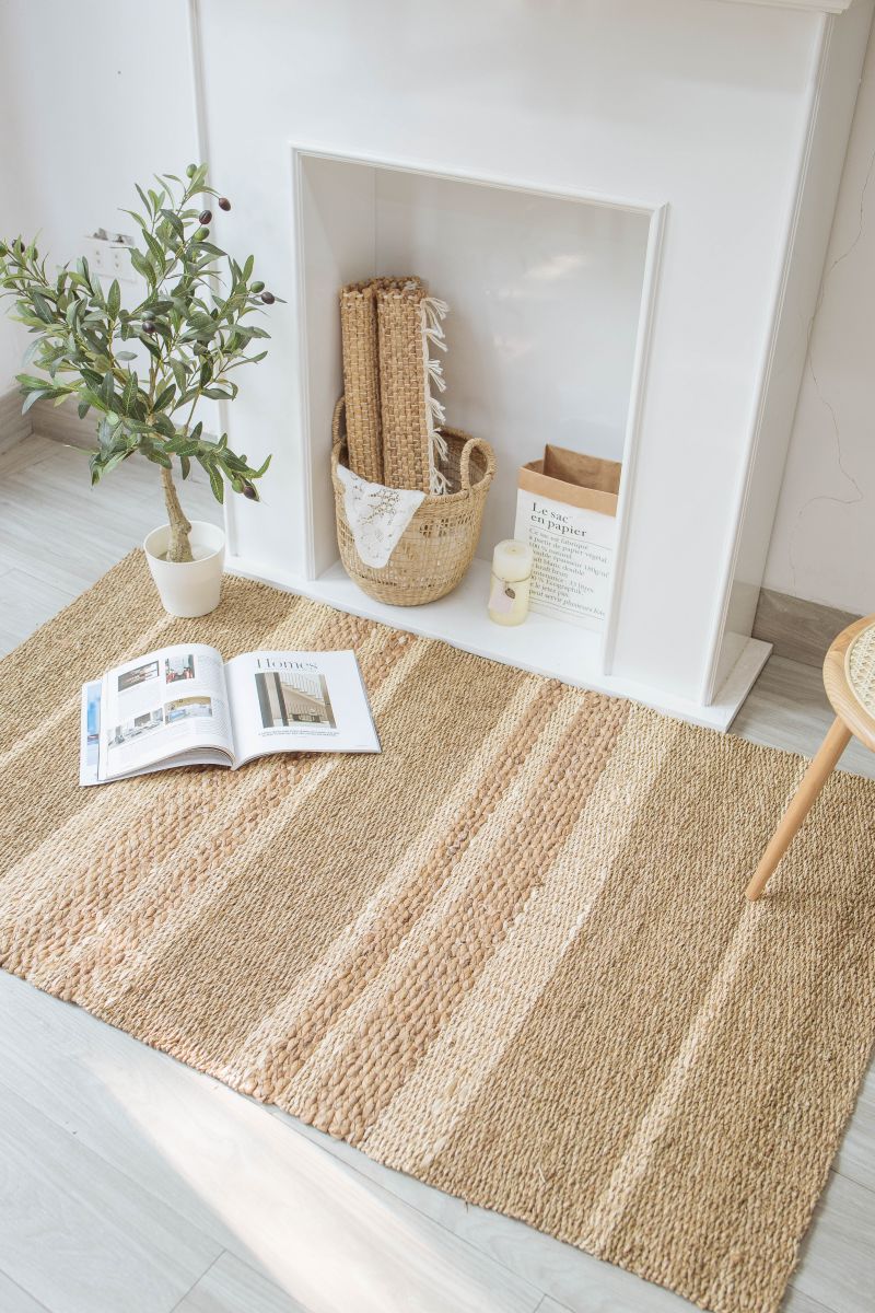 Hand Woven Natural Rectangle Door Mat - TONKIN HANDICRAFT