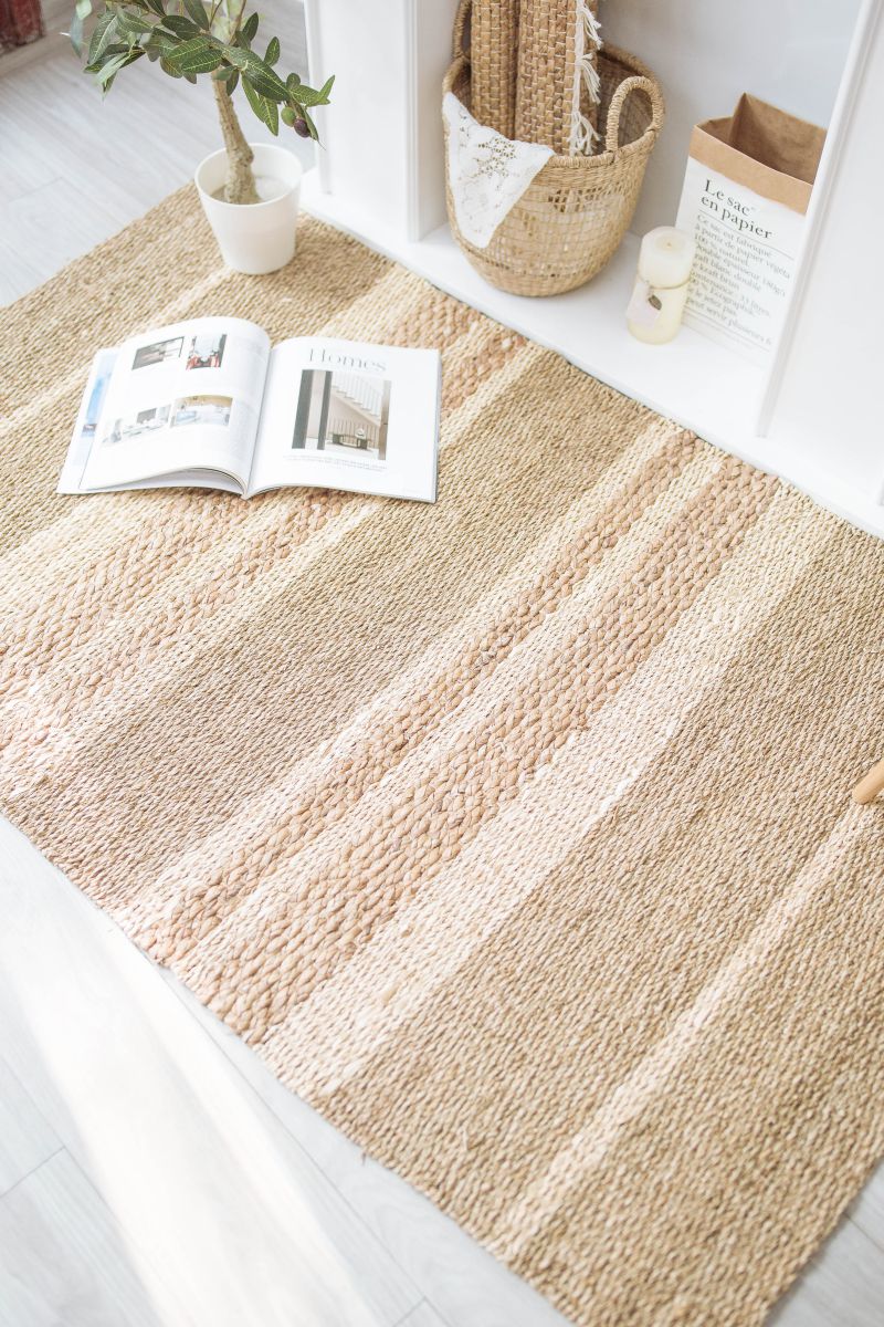 Hand Woven Natural Rectangle Door Mat - TONKIN HANDICRAFT