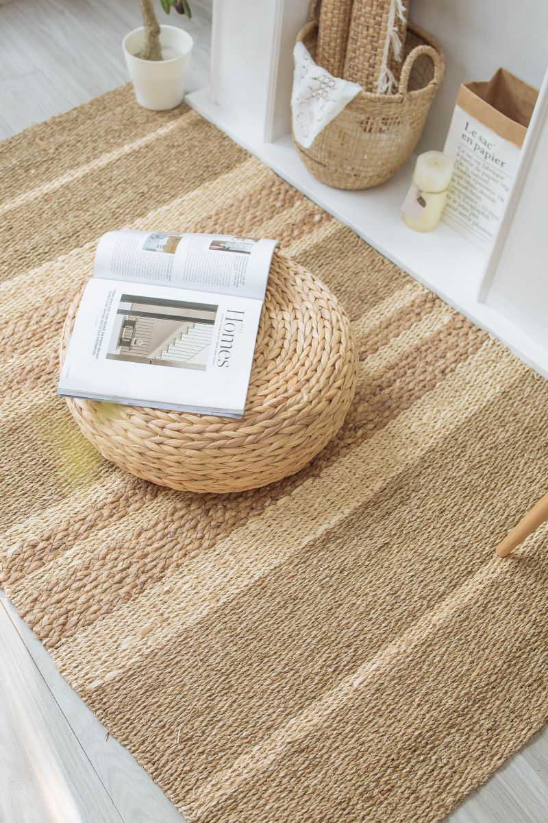 Hand Woven Natural Rectangle Door Mat - TONKIN HANDICRAFT