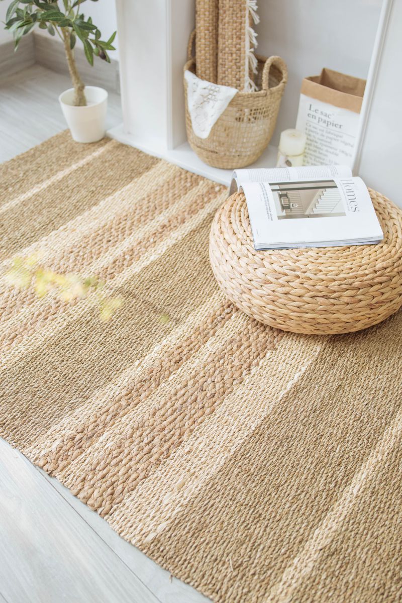 Hand Woven Natural Rectangle Door Mat - TONKIN HANDICRAFT