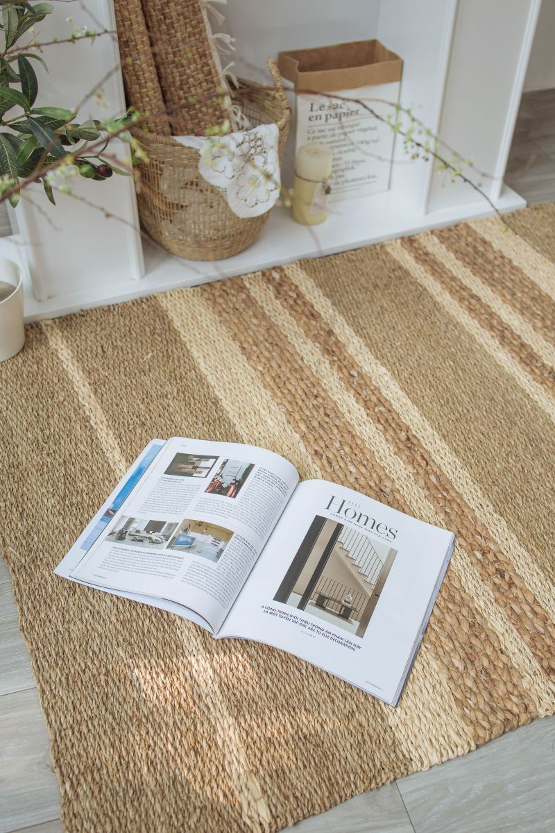 Hand Woven Natural Rectangle Door Mat - TONKIN HANDICRAFT