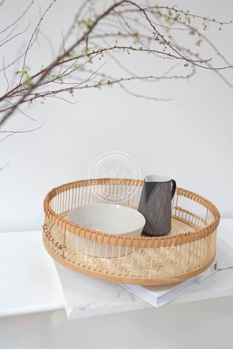 Bamboo Serving Tray - TONKIN HANDICRAFT