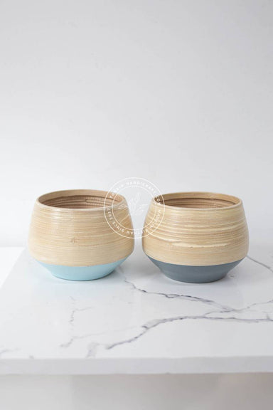 Small Bamboo Plant Pot - TONKIN HANDICRAFT