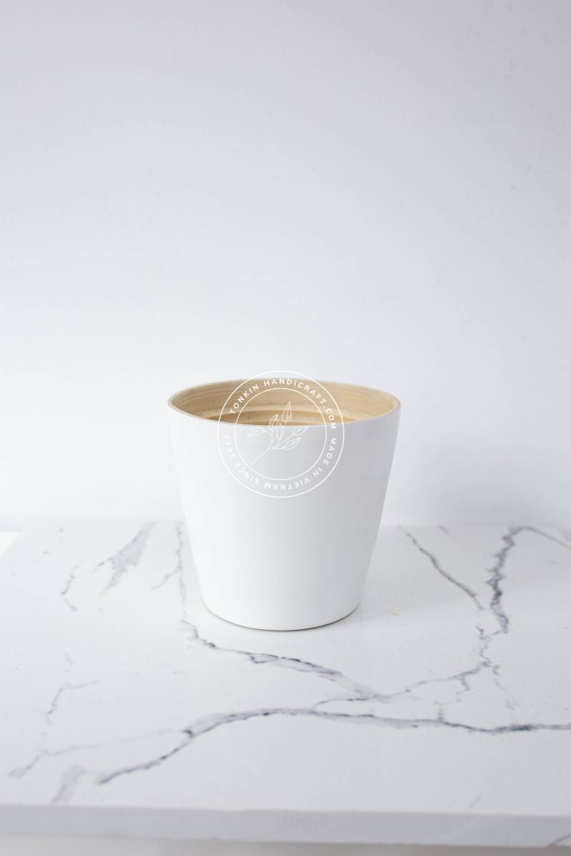 White Bamboo Cup