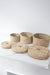 Set of 3 Braided Handwoven Natural Oval/Square Holder basket with lid - TONKIN HANDICRAFT