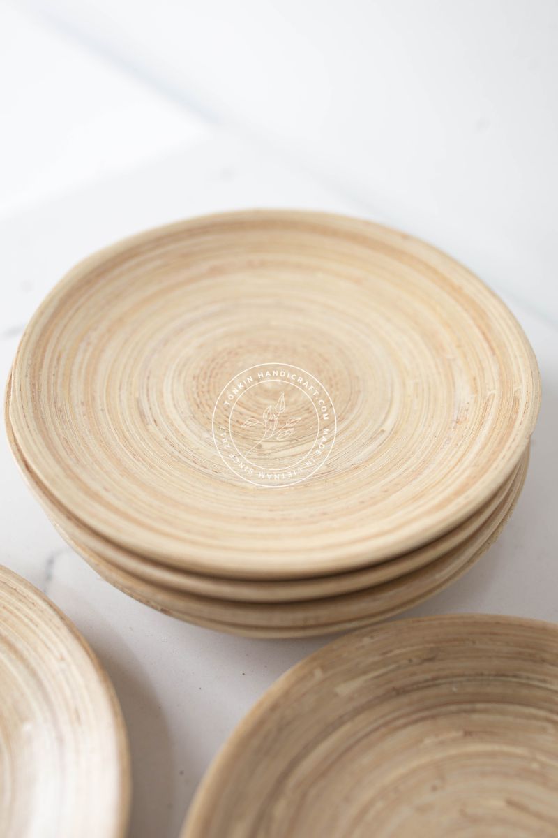 Set of 6 Bamboo Plates