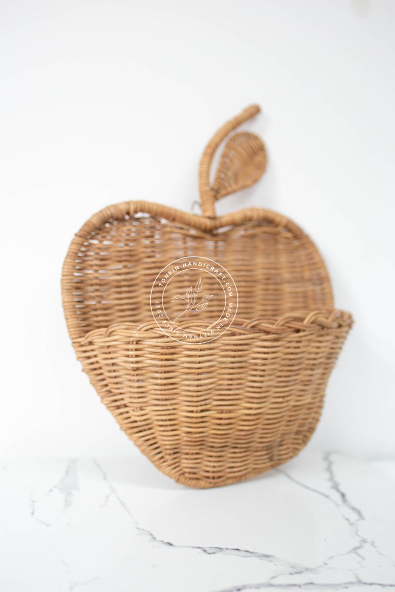 Apple Wall Hanging Basket - TONKIN HANDICRAFT