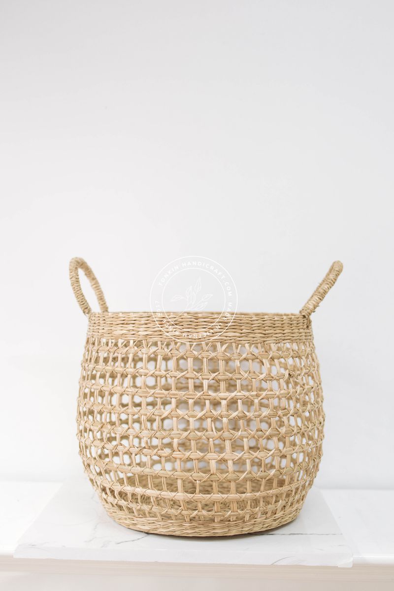 Set of 2 floppy Seagrass Baskets