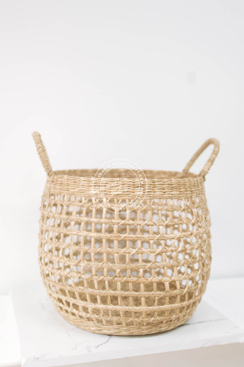 Set of 2 floppy Seagrass Baskets