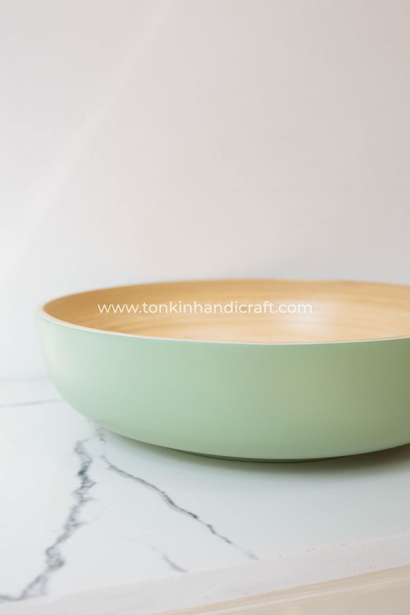 Spun Bamboo Bowl - TONKIN HANDICRAFT