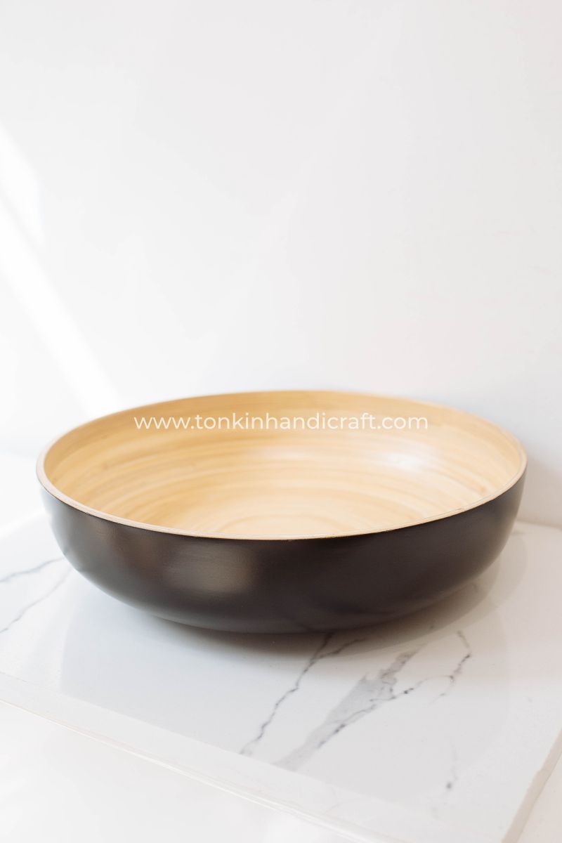 Spun Bamboo Bowl - TONKIN HANDICRAFT