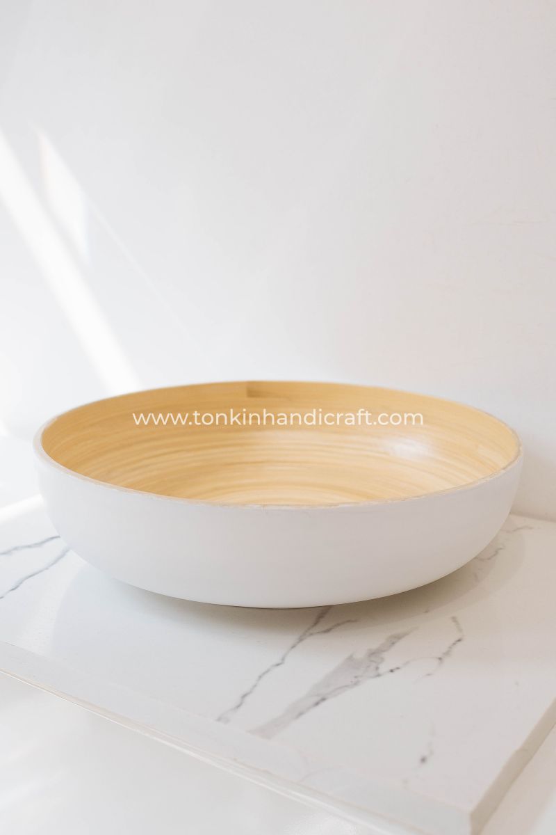 Spun Bamboo Bowl - TONKIN HANDICRAFT