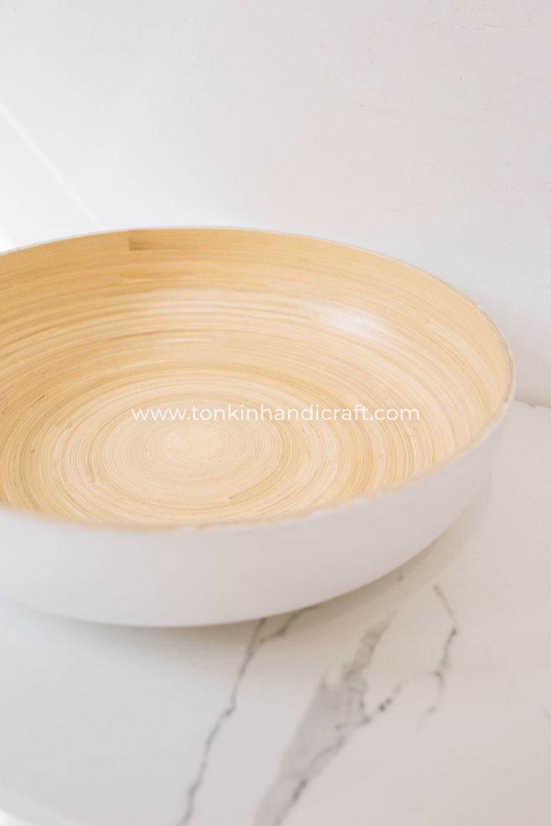 Spun Bamboo Bowl - TONKIN HANDICRAFT