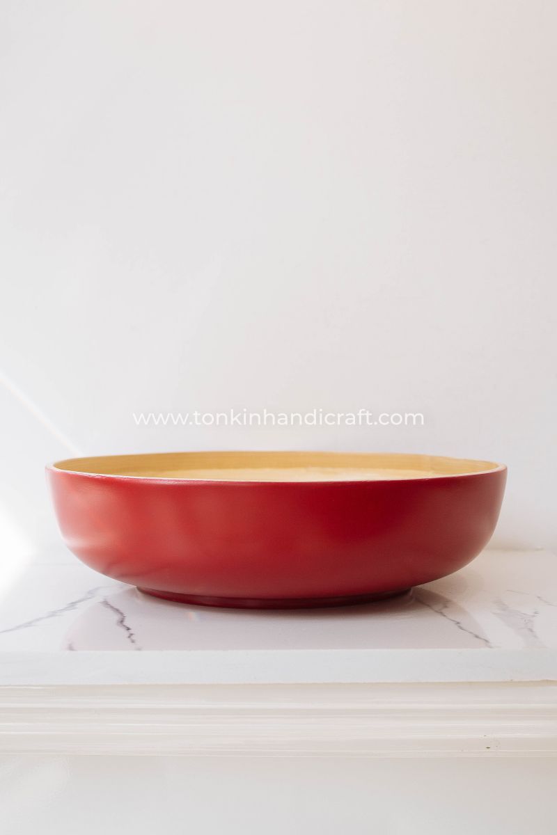 Spun Bamboo Bowl - TONKIN HANDICRAFT