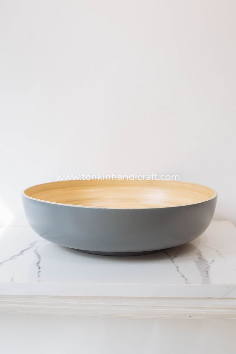 Spun Bamboo Bowl - TONKIN HANDICRAFT