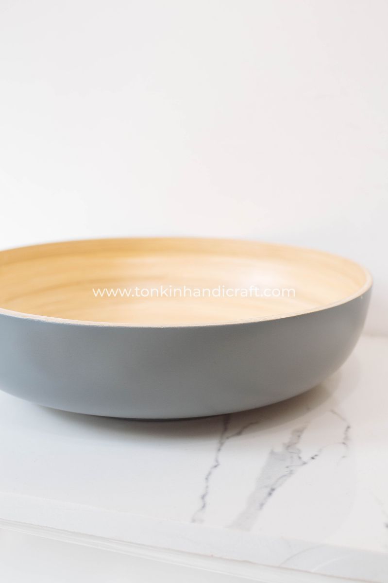 Spun Bamboo Bowl - TONKIN HANDICRAFT