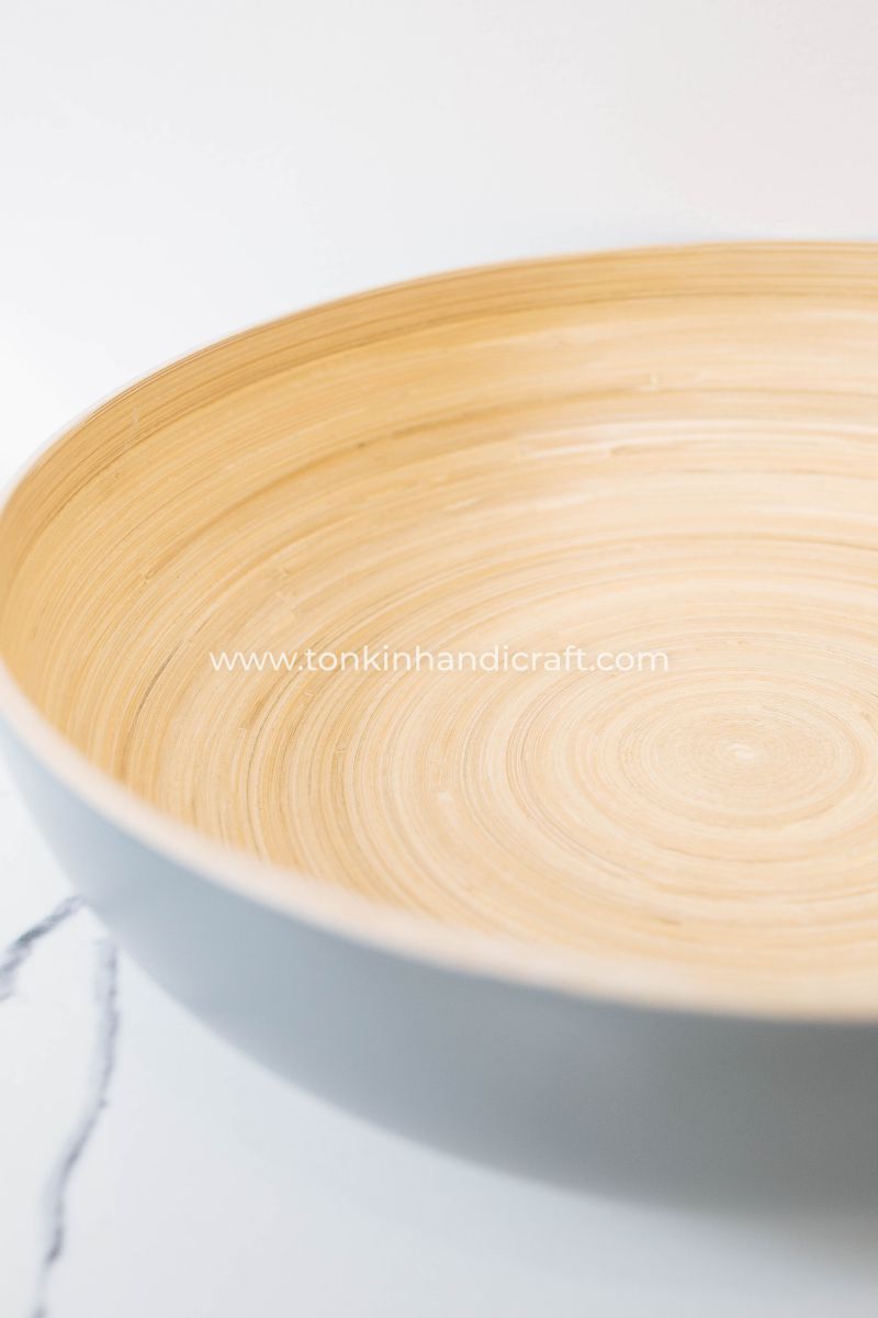 Spun Bamboo Bowl - TONKIN HANDICRAFT