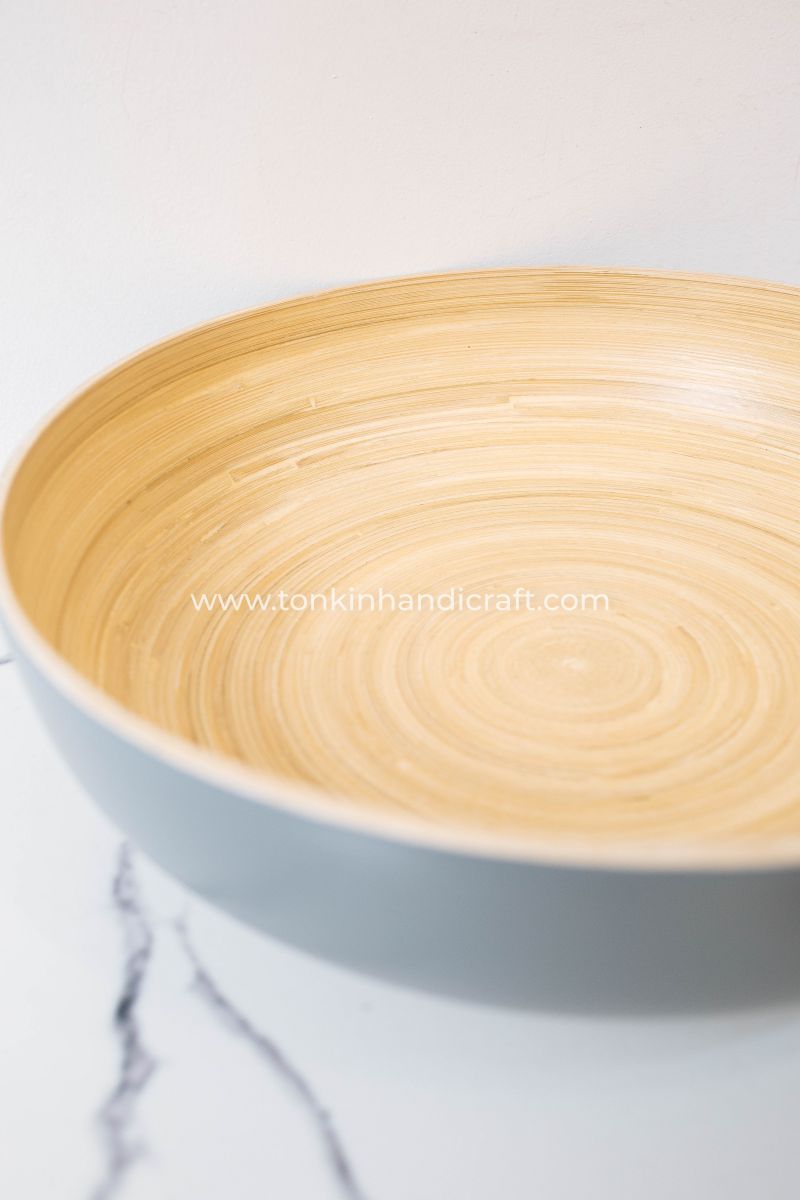 Spun Bamboo Bowl - TONKIN HANDICRAFT