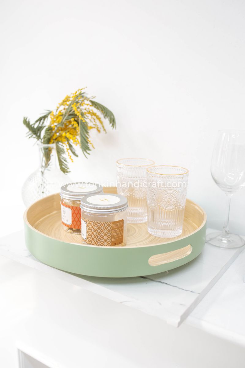 Bamboo Tray with Handles