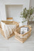 Set of 3 floppy rectangular Seagrass Baskets - TONKIN HANDICRAFT