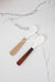 Personalized Mother of Pearl Seashell Spoon with Wooden Handle - TONKIN HANDICRAFT