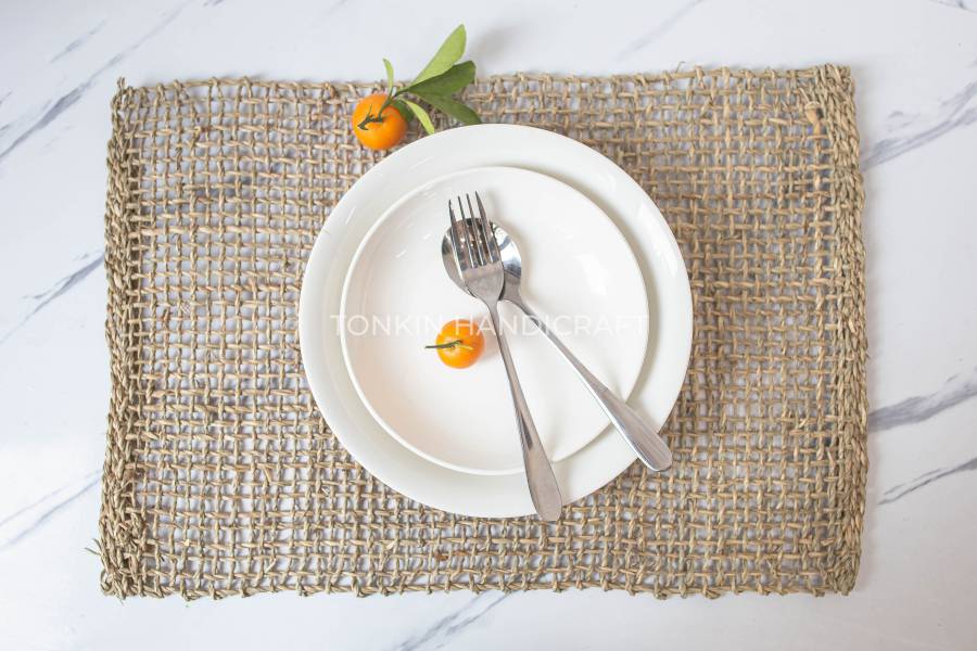 Rectangle Rattan Handmade Placemat