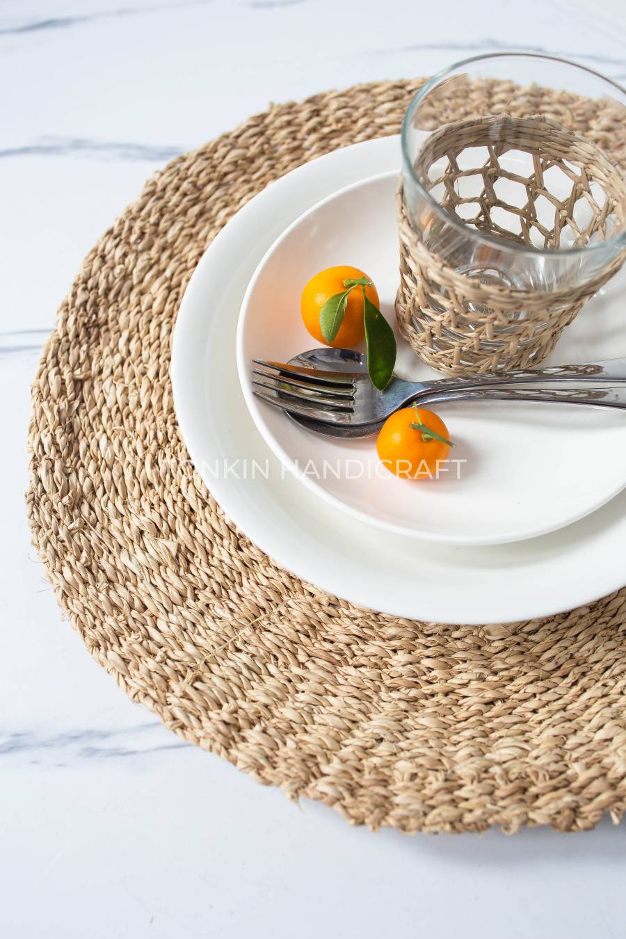 Woo Round Wicker Placemat