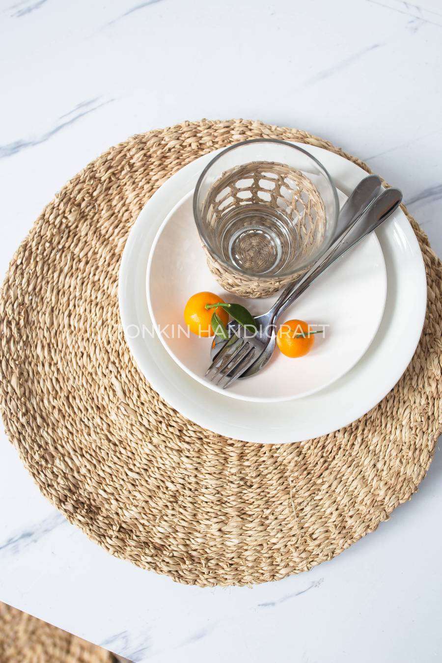 Woo Round Wicker Placemat