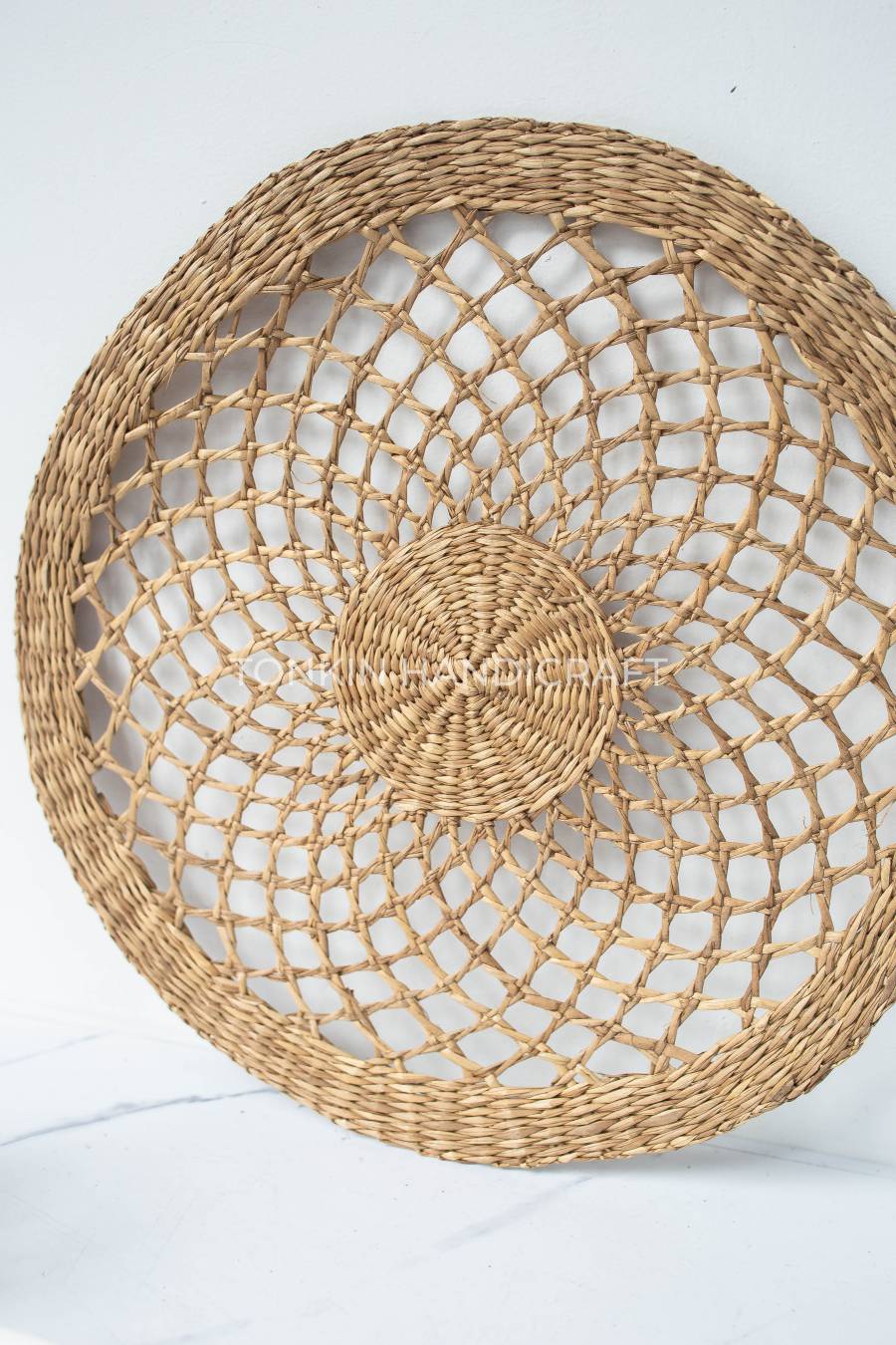 Beige Seagrass Placemats Round Wicker Placemat