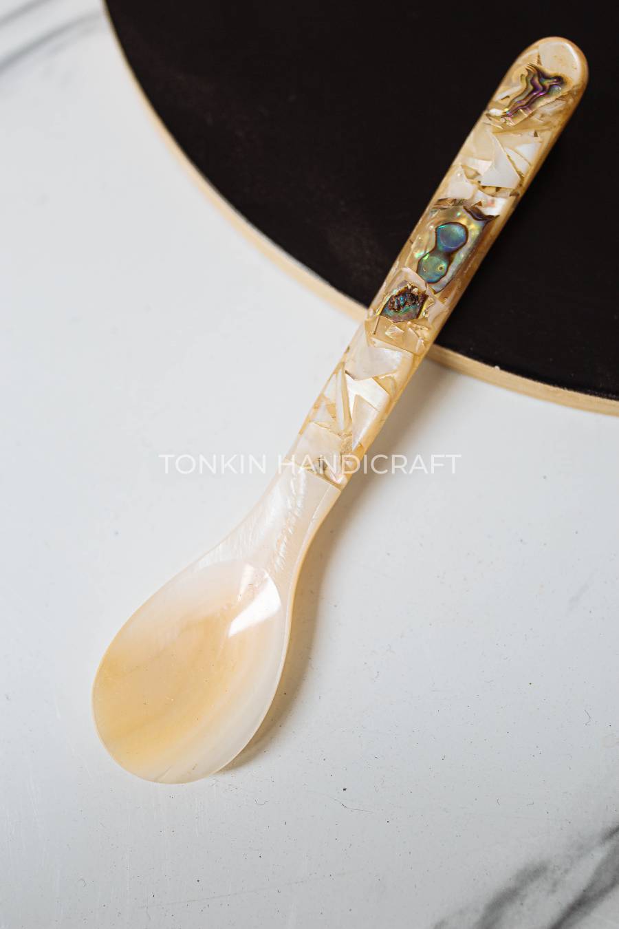 Yel Mother of Pearl Spoon