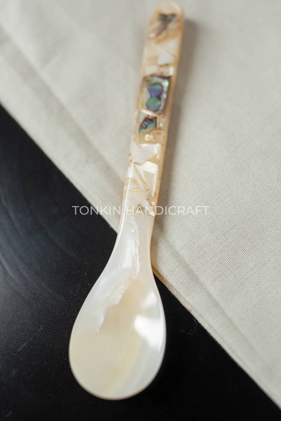 Yel Mother of Pearl Spoon