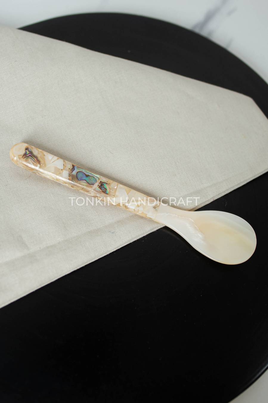 Yel Mother of Pearl Spoon