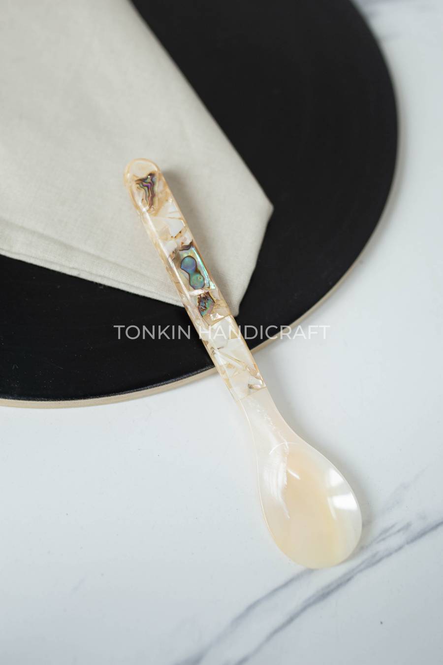 Yel Mother of Pearl Spoon