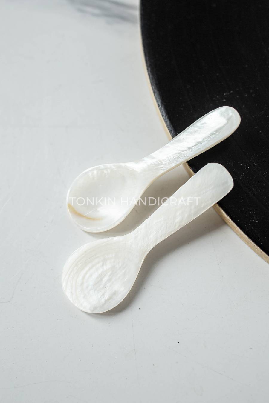 Blum Mother of Pearl Seashell Spoon