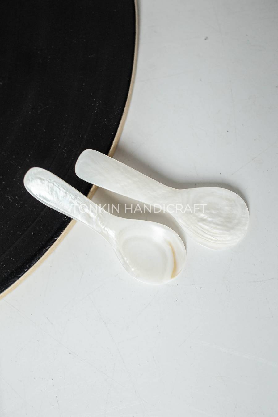 Blum Mother of Pearl Seashell Spoon