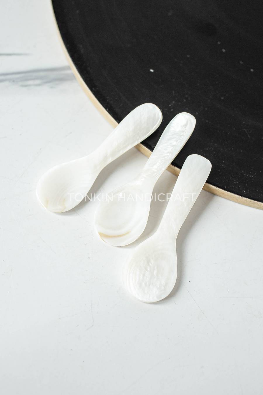 Blum Mother of Pearl Seashell Spoon