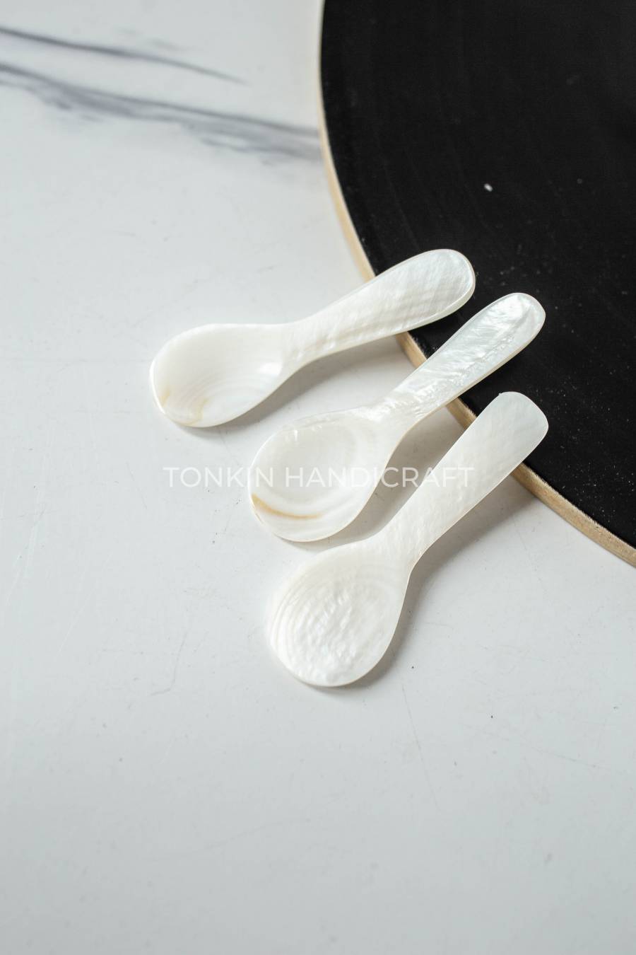 Blum Mother of Pearl Seashell Spoon