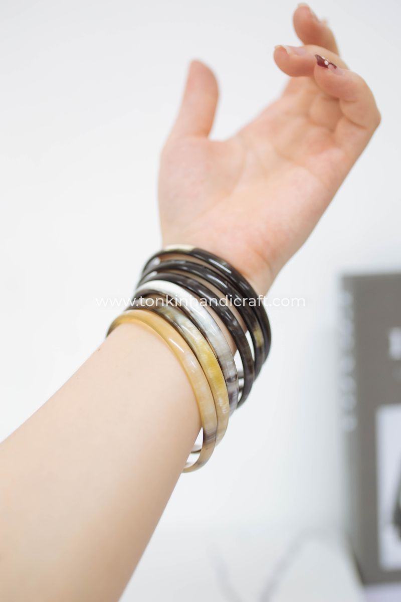 Horn Cuff Bangle Bracelet