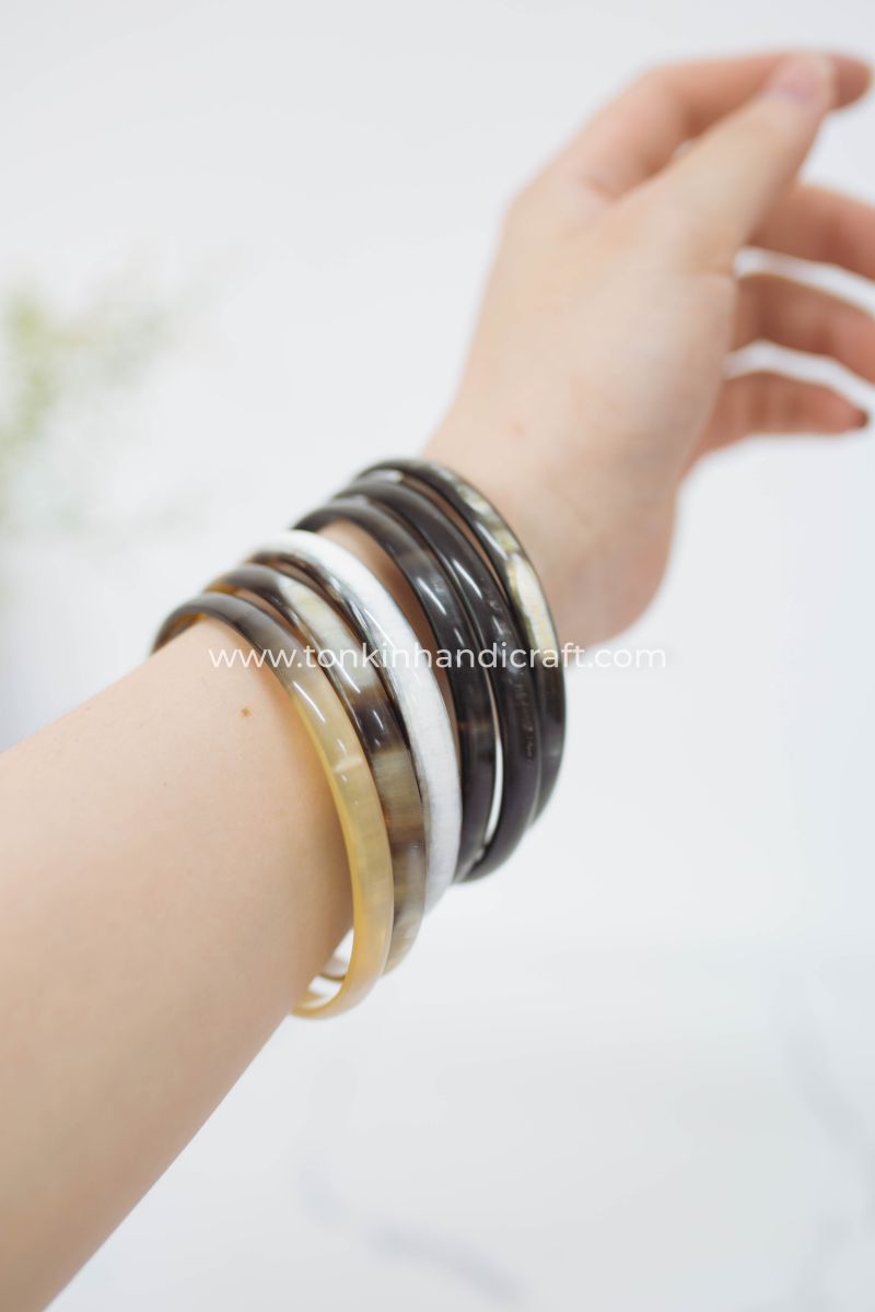 Horn Cuff Bangle Bracelet