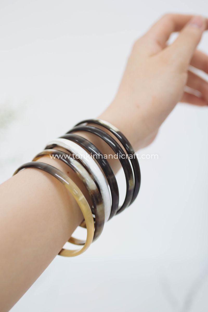 Horn Cuff Bangle Bracelet