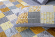 Yell Plaid Quilt Set 78" x 87" with 2 Shams - TONKIN HANDICRAFT