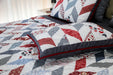 Timmo Quilt Set 78" x 87" with 2 Shams - TONKIN HANDICRAFT