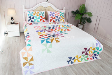 Mausac Quilt Set 78" x 87" with 2 Shams - TONKIN HANDICRAFT