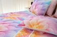 Pinky Dream Quilt Set 85" x 85" with 2 Shams - TONKIN HANDICRAFT