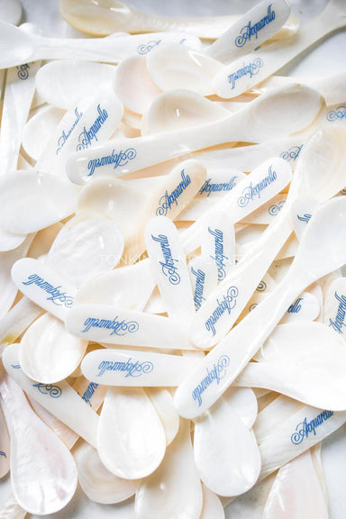 Personalized Mother of Pearl Caviar Spoon 03 copy - TONKIN HANDICRAFT