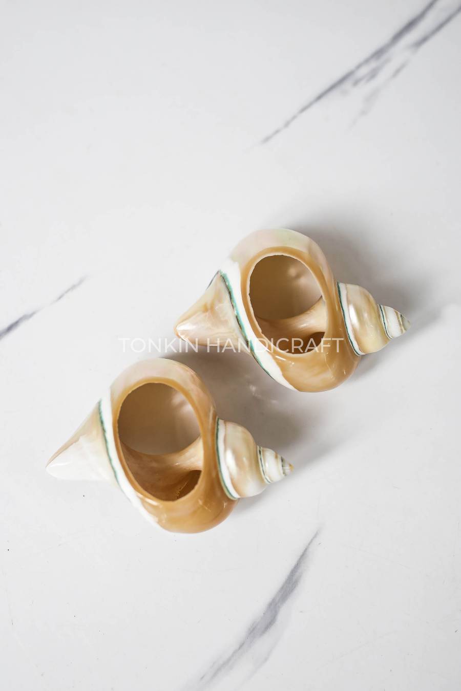 Set of 2 Seashell Napkin Ring