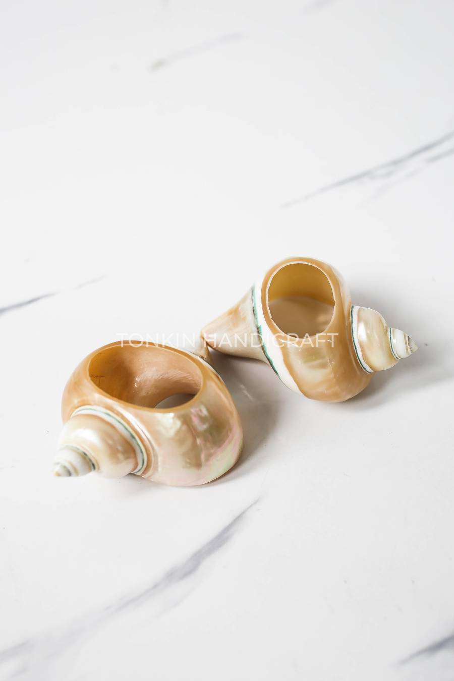 Set of 2 Seashell Napkin Ring