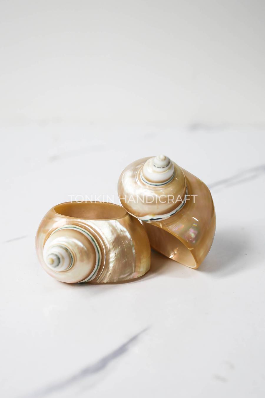 Set of 2 Seashell Napkin Ring