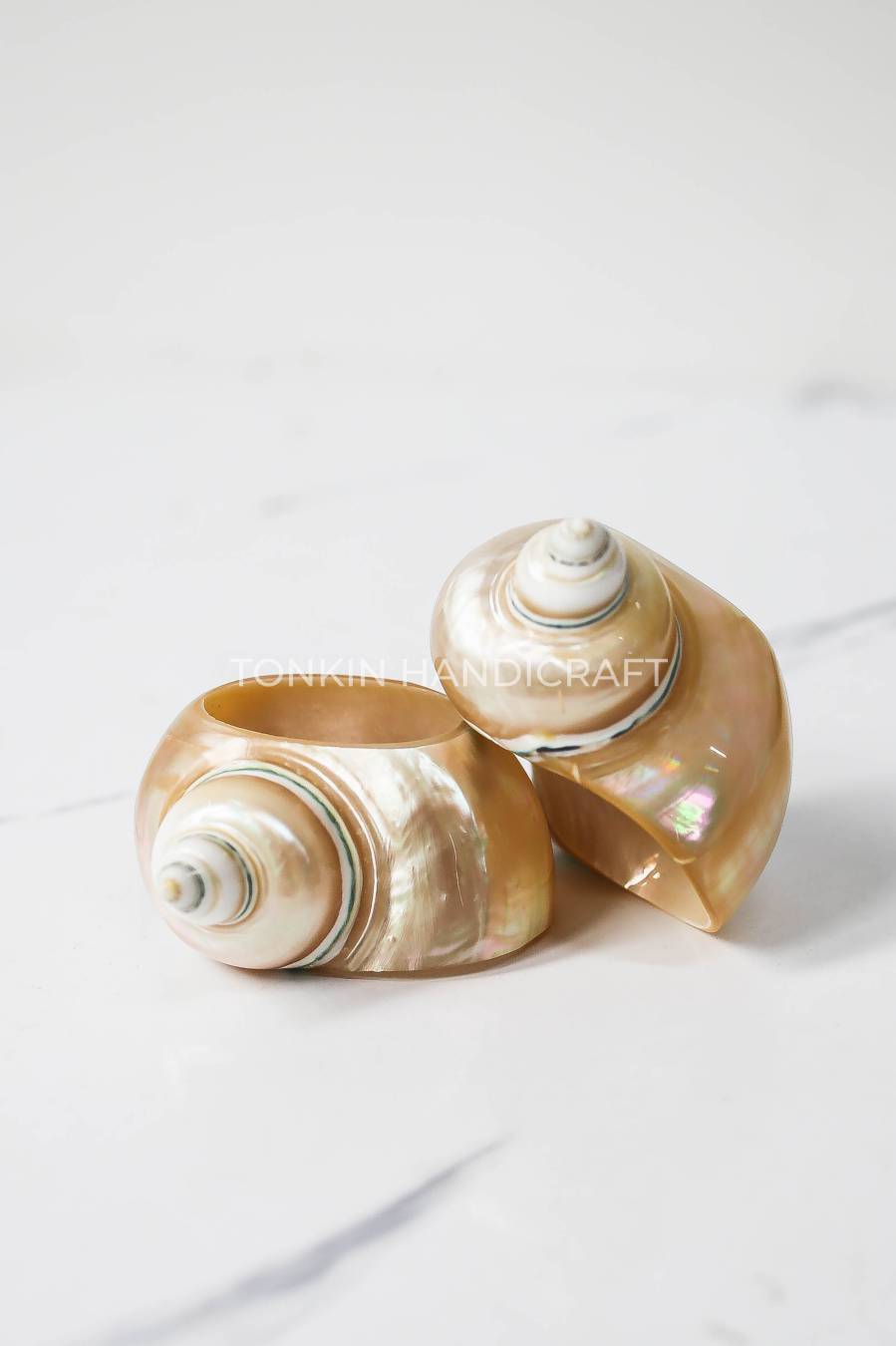 Set of 2 Seashell Napkin Ring