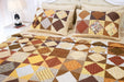 Yelo Quilt Set 78" x 87" with 2 Shams - TONKIN HANDICRAFT